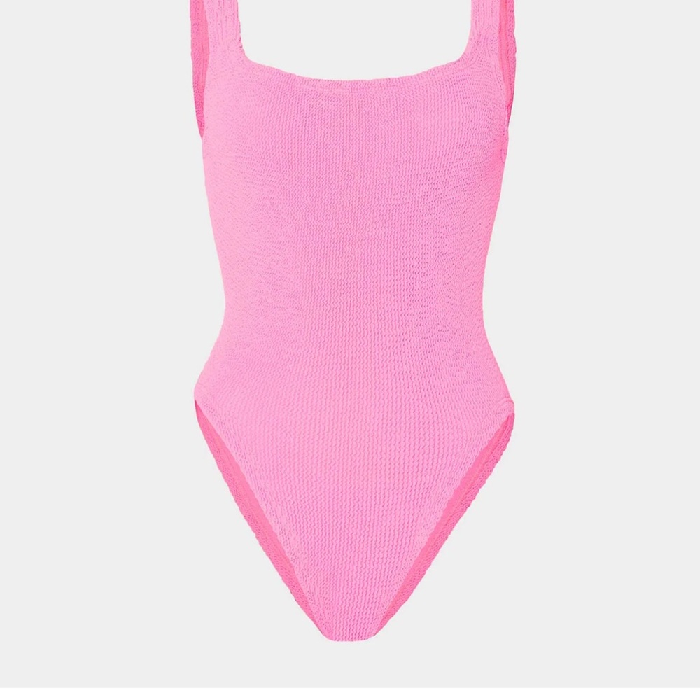 Hunza G Square Neck One Piece Swimsuit